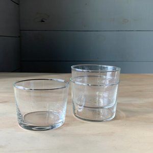 HAWKINS NEW YORK Chroma Small Glass Tumbler, Set Of 6 (Clear)